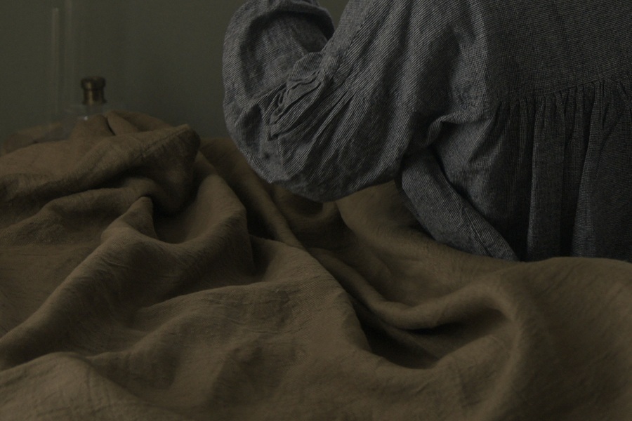 リネンウールのブランケット マルチカバー /WA25 BLANKET