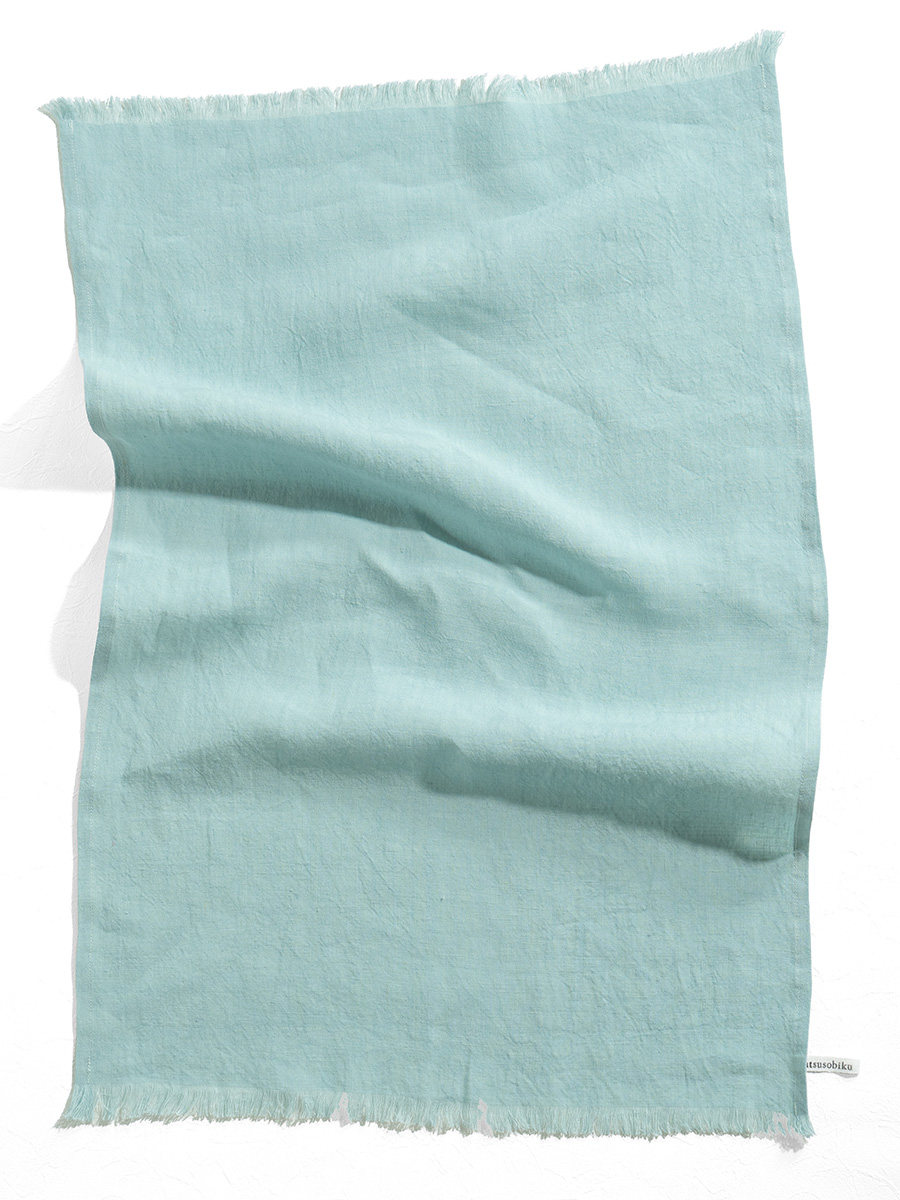 フリンジの付いたキッチンタオル