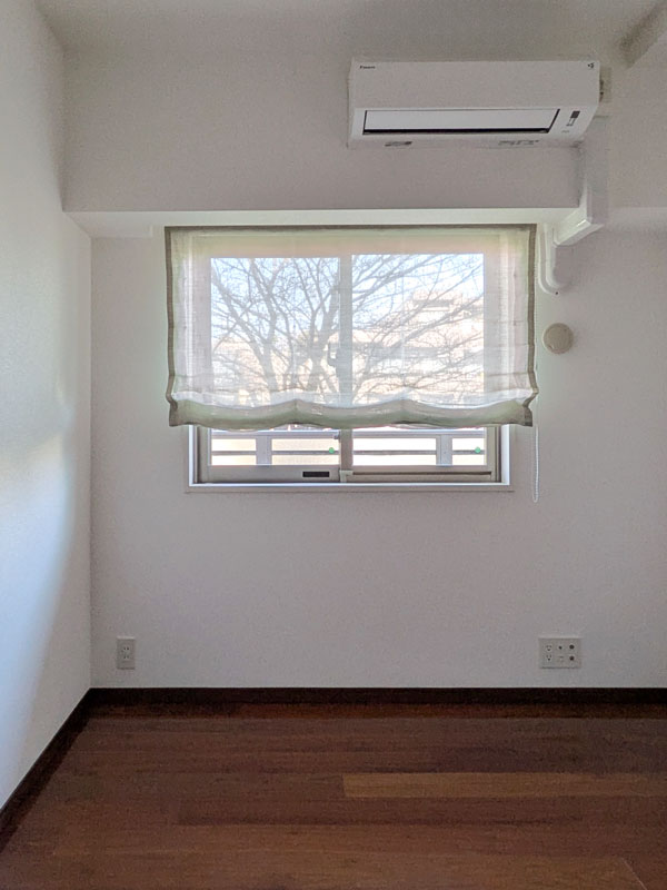 立体感のある織りの麻レースカーテン商品写真_04グリーン