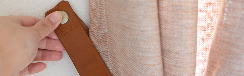 天然素材のカーテンタッセル