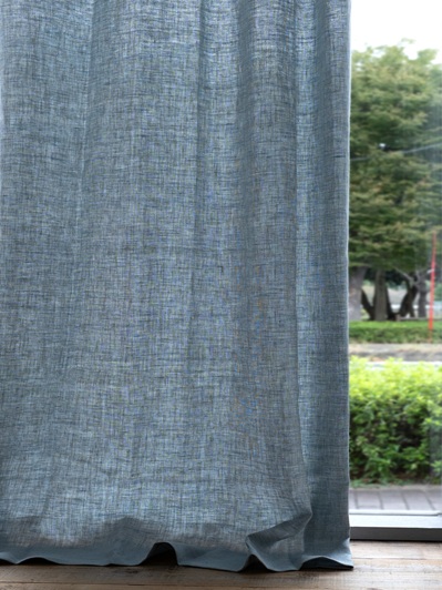 MIX感のあるトップ染めリネンドレープ