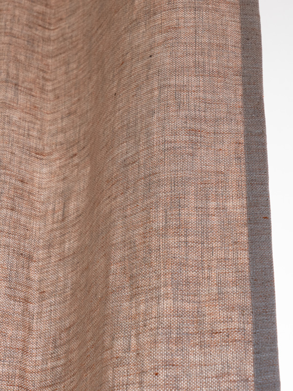 MIX感のあるトップ染めリネンドレープ