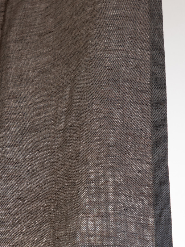 MIX感のあるトップ染めリネンドレープ